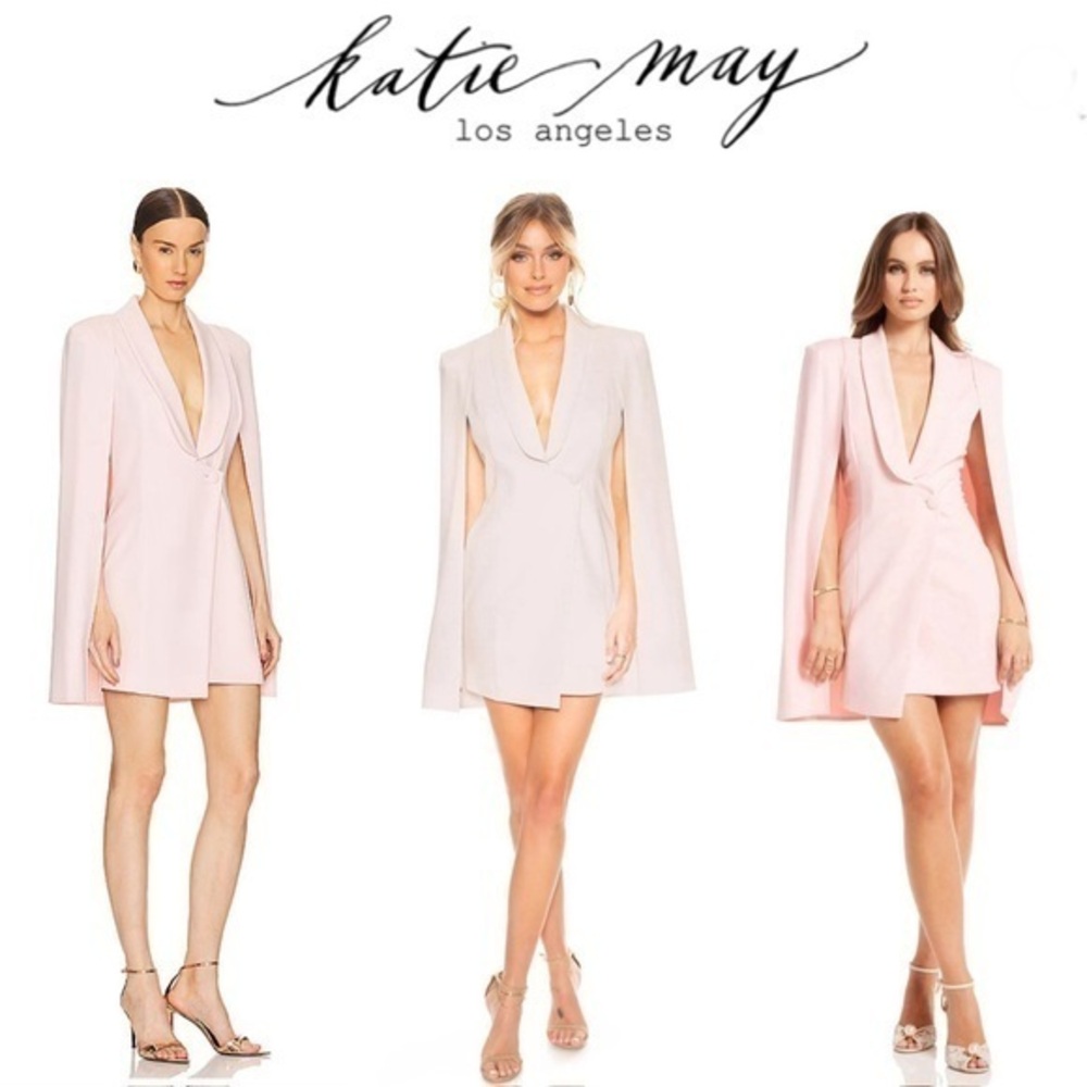 Katie May Boss Lady Dress in Blush Pink  S  295$